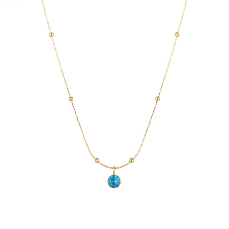 Stone Gold Plated Necklace