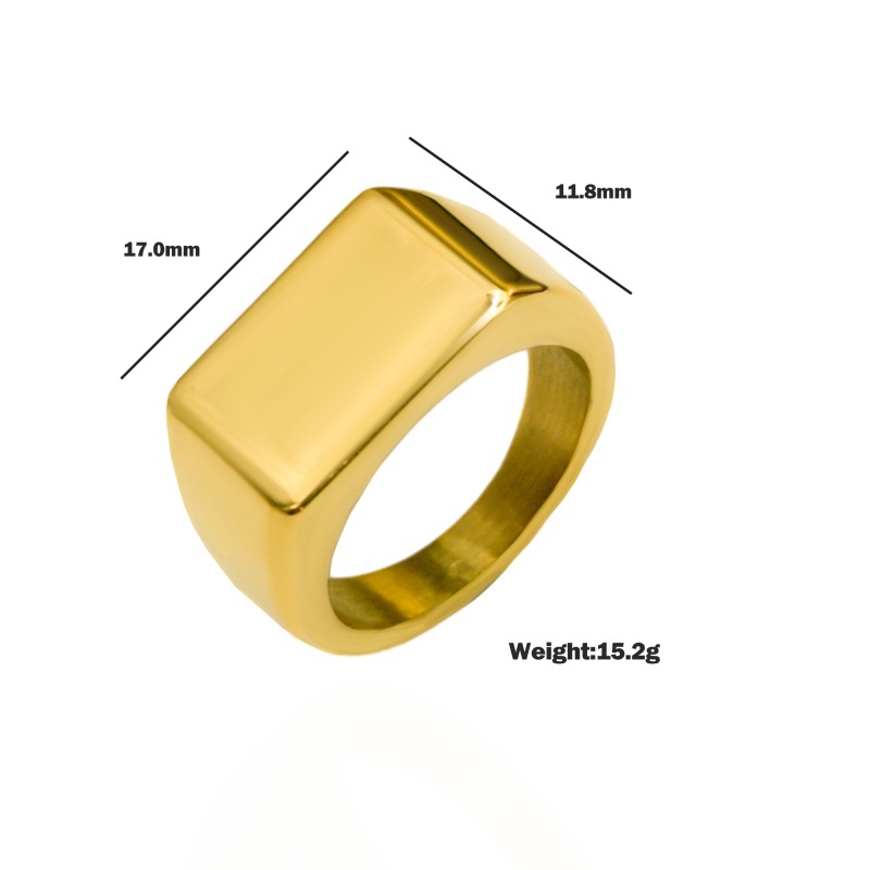 Simple Stainless Steel Ring