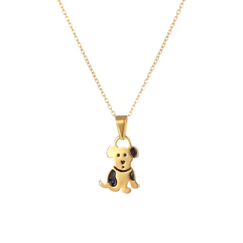 Tiny Dog Pendant Necklace Jewelry