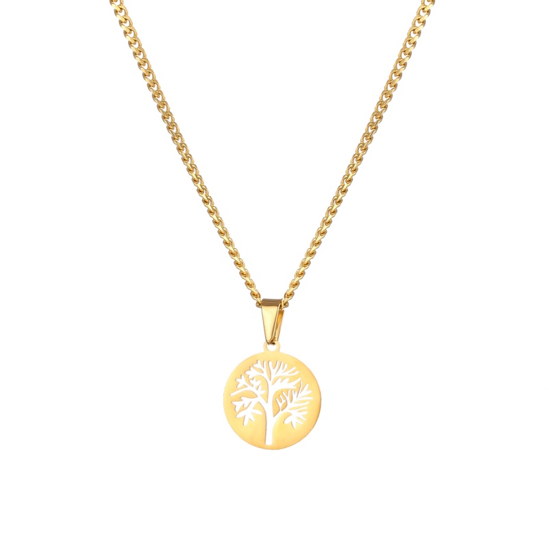 Hollowed Out Tree Necklace