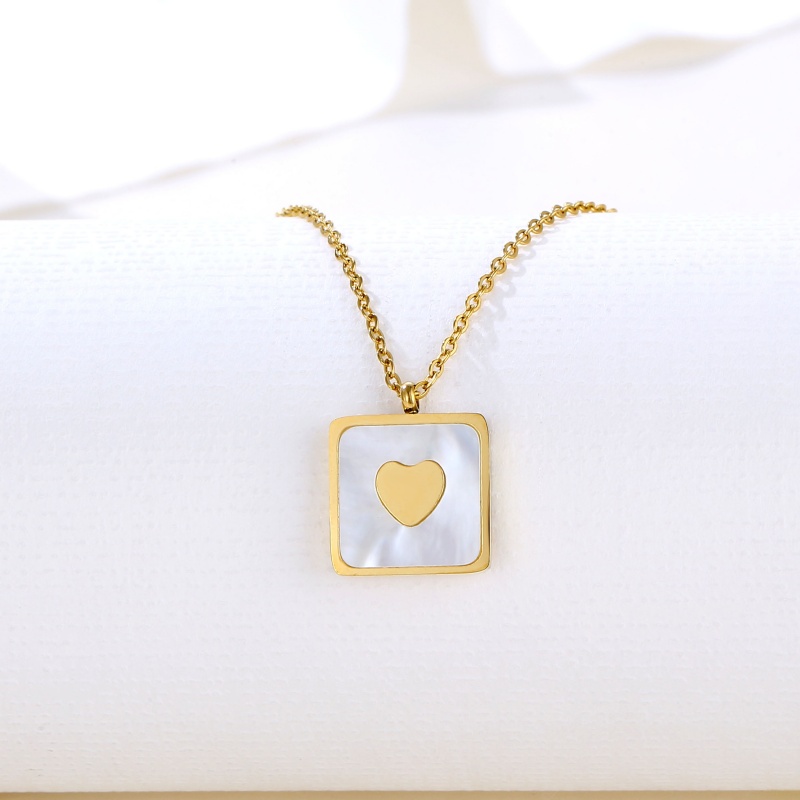 Square Stainless Steel Necklace