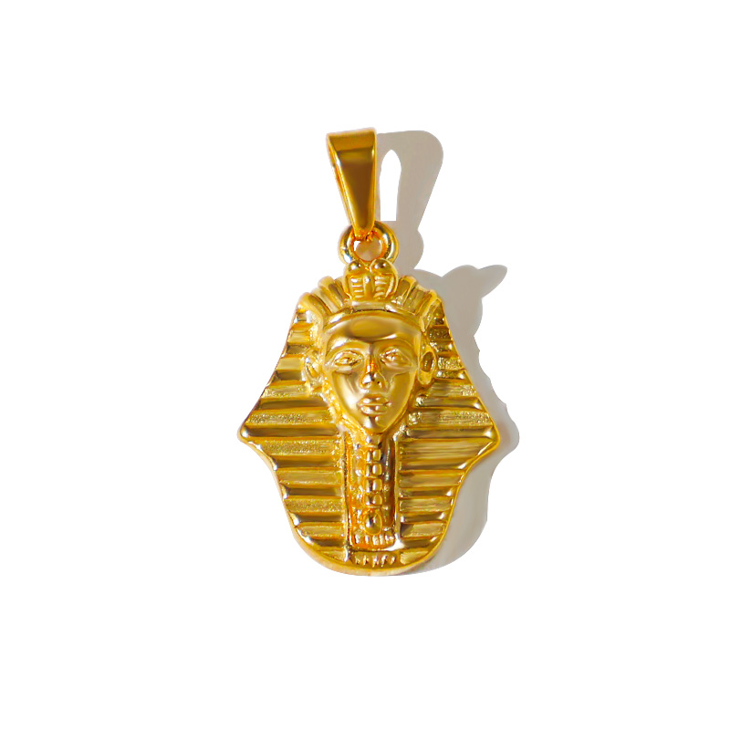 18K Gold Plated Pharaoh Mask Pendant
