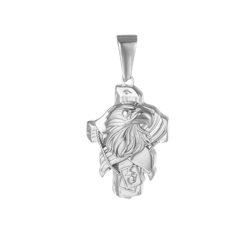 Eagle Head Shape Stainless Steel Pendant