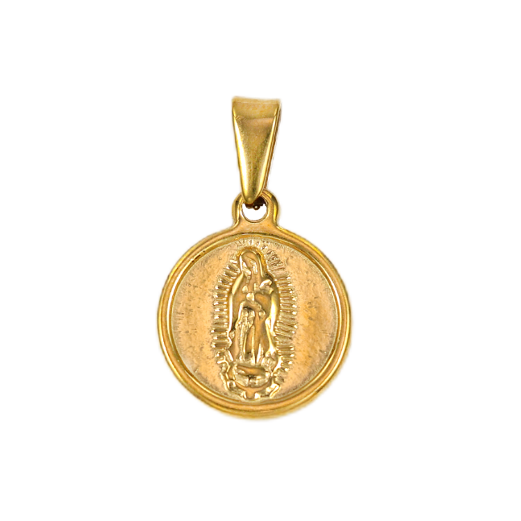 18K Gold Plated Virgin Mary Pendant
