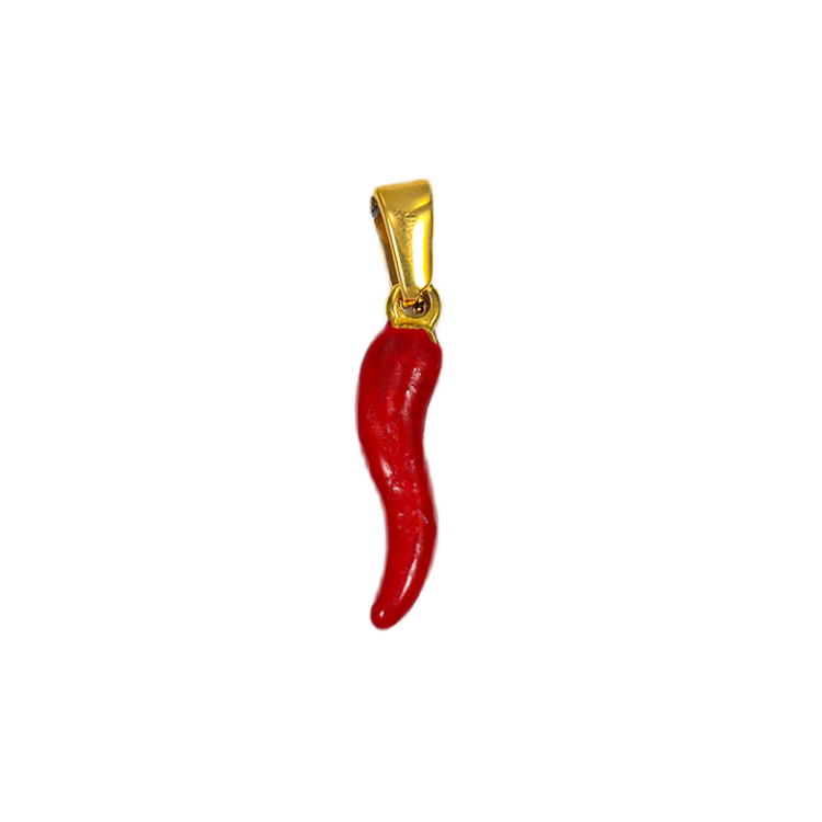 18K Gold Plated Pepper Pendant