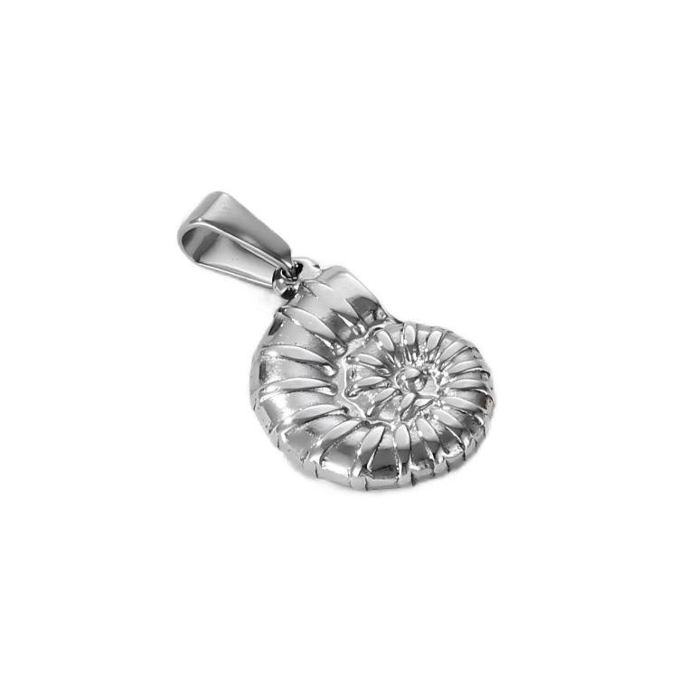 Nautilus Stainless Steel Pendant