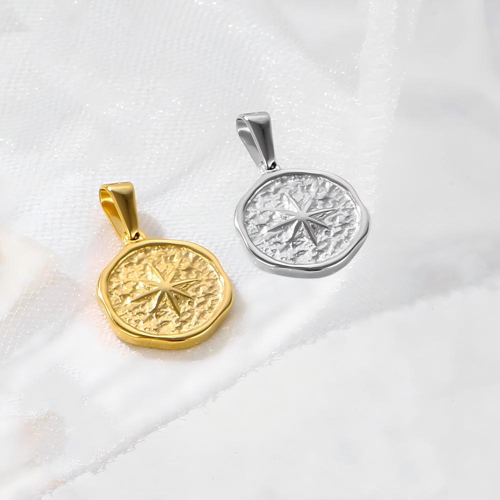 Irregular Circular Star Pendant