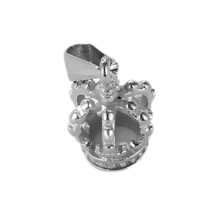 Crown Stainless Steel Pendant