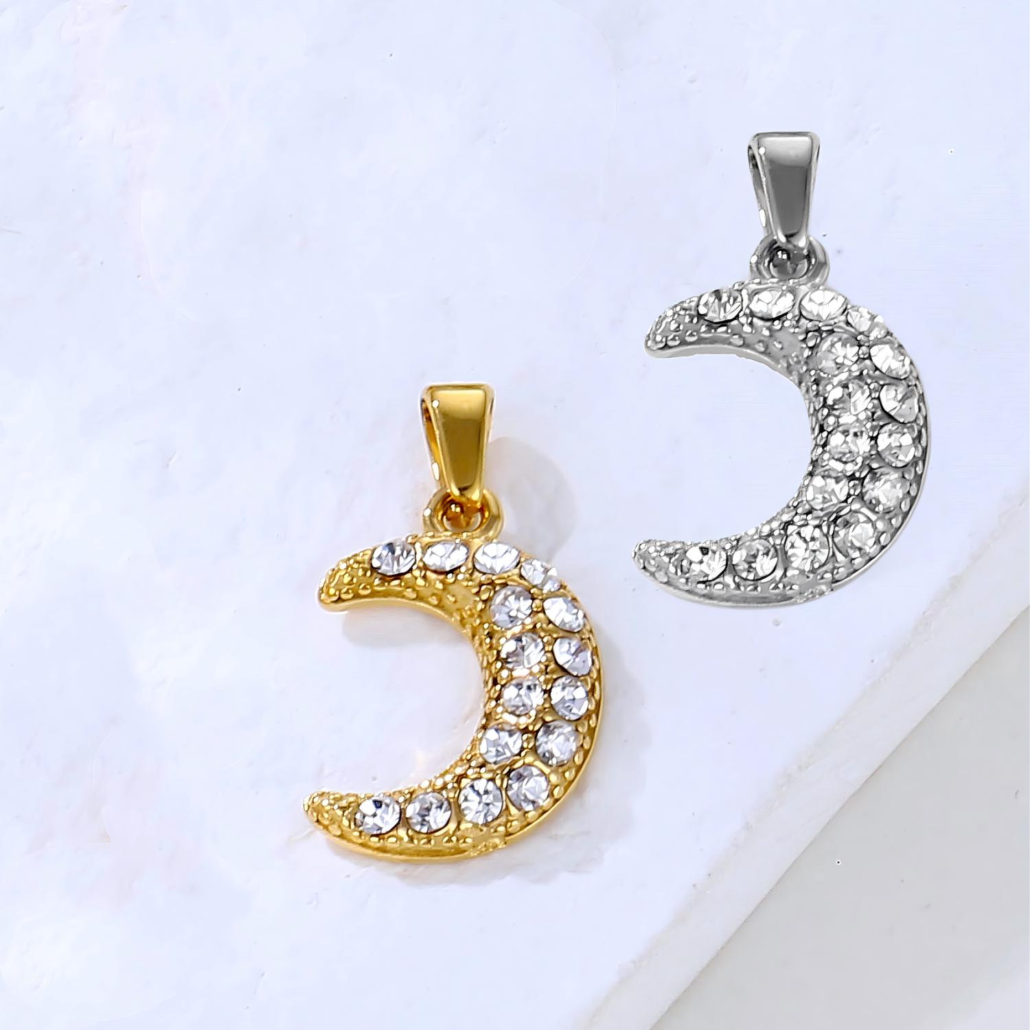 Moon Zircon Pendant