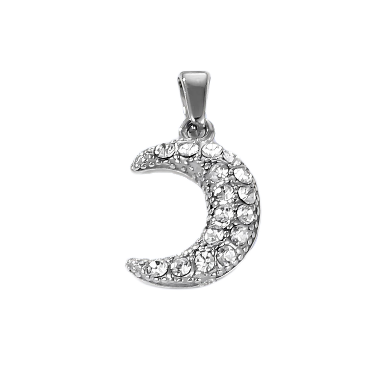 Moon Zircon Pendant