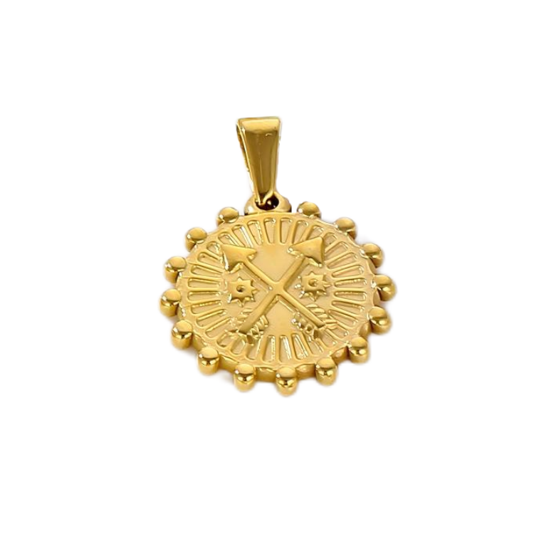 Vintage Round Jewelry Pendant