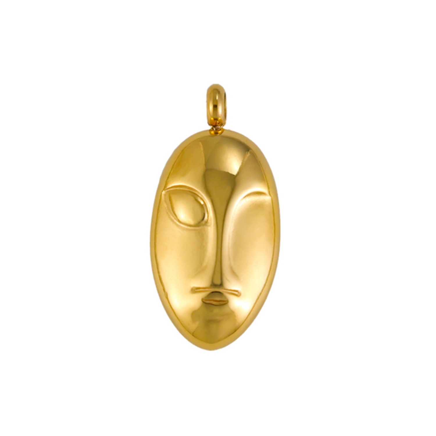 Modern Face Jewelry Pendant