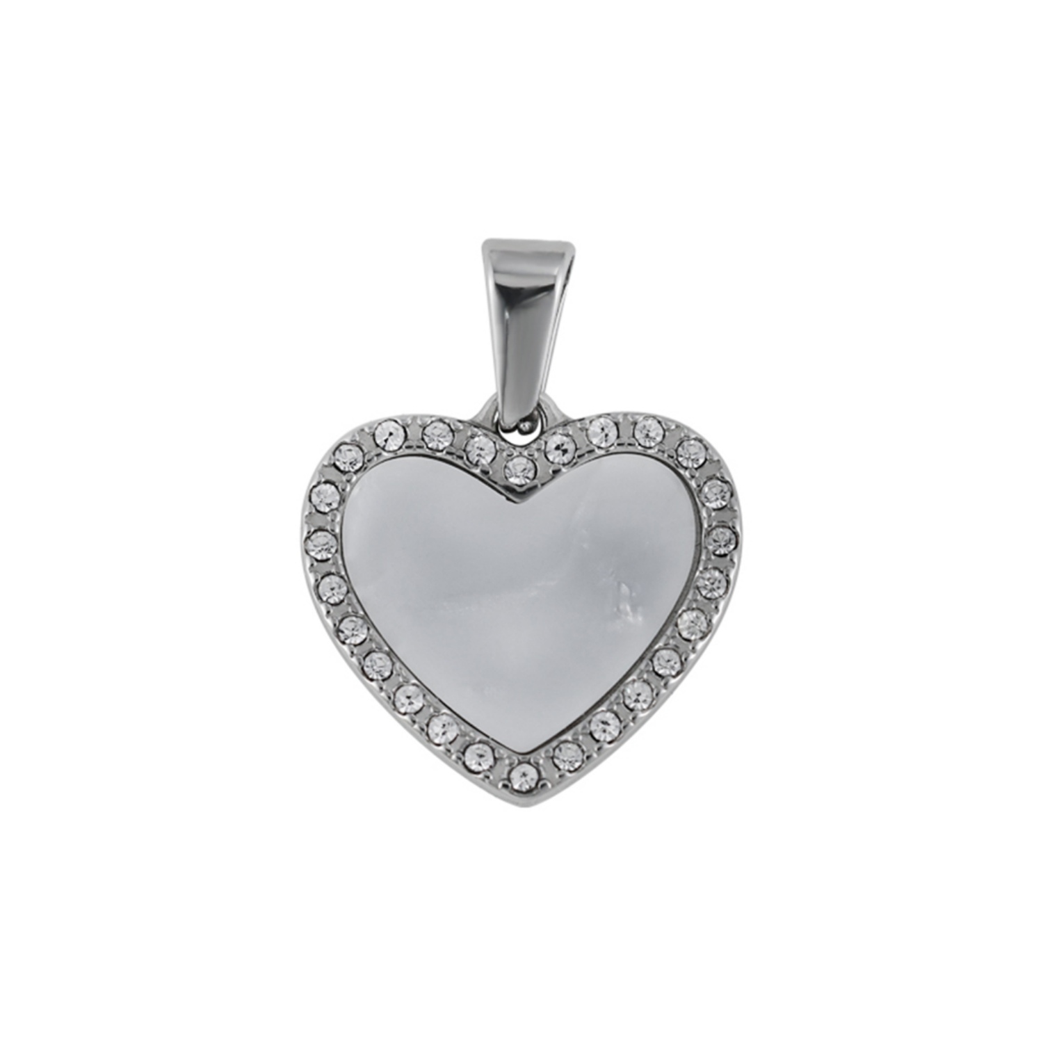 Pearl Inlaid Zircon Pendant