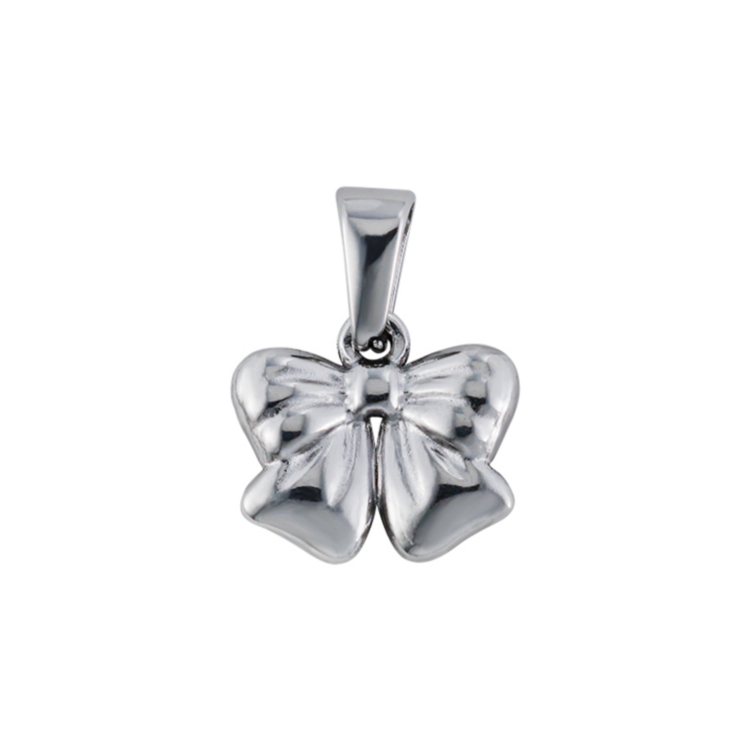 Gold Silver Bow Pendant