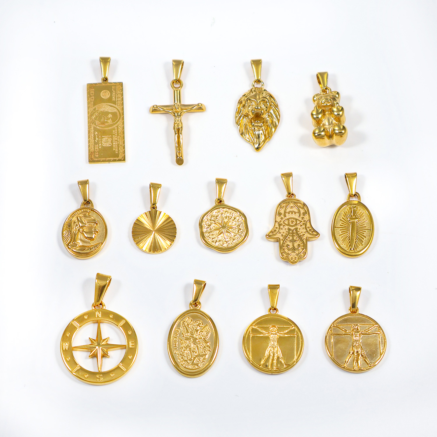 Embossed Pendant for Necklace