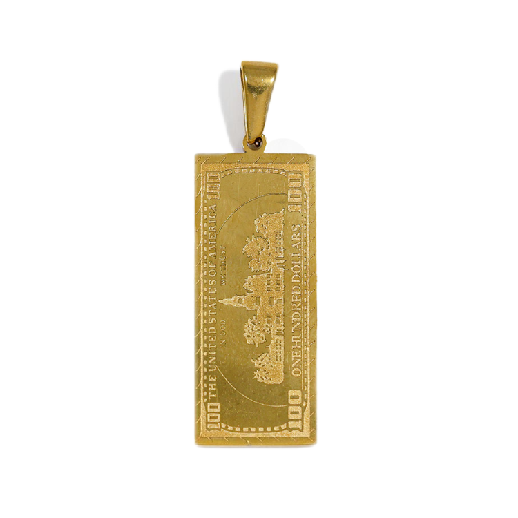 Hundred Bill Jewelry Pendant