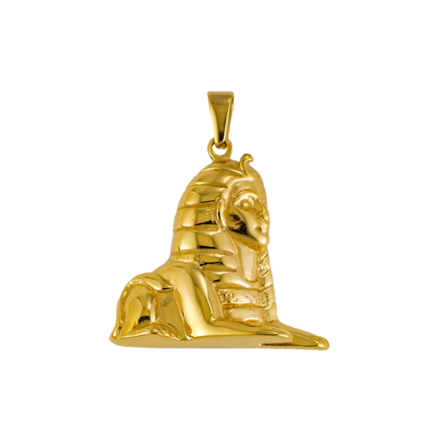 18K Gold Plated Sphinx Pendant
