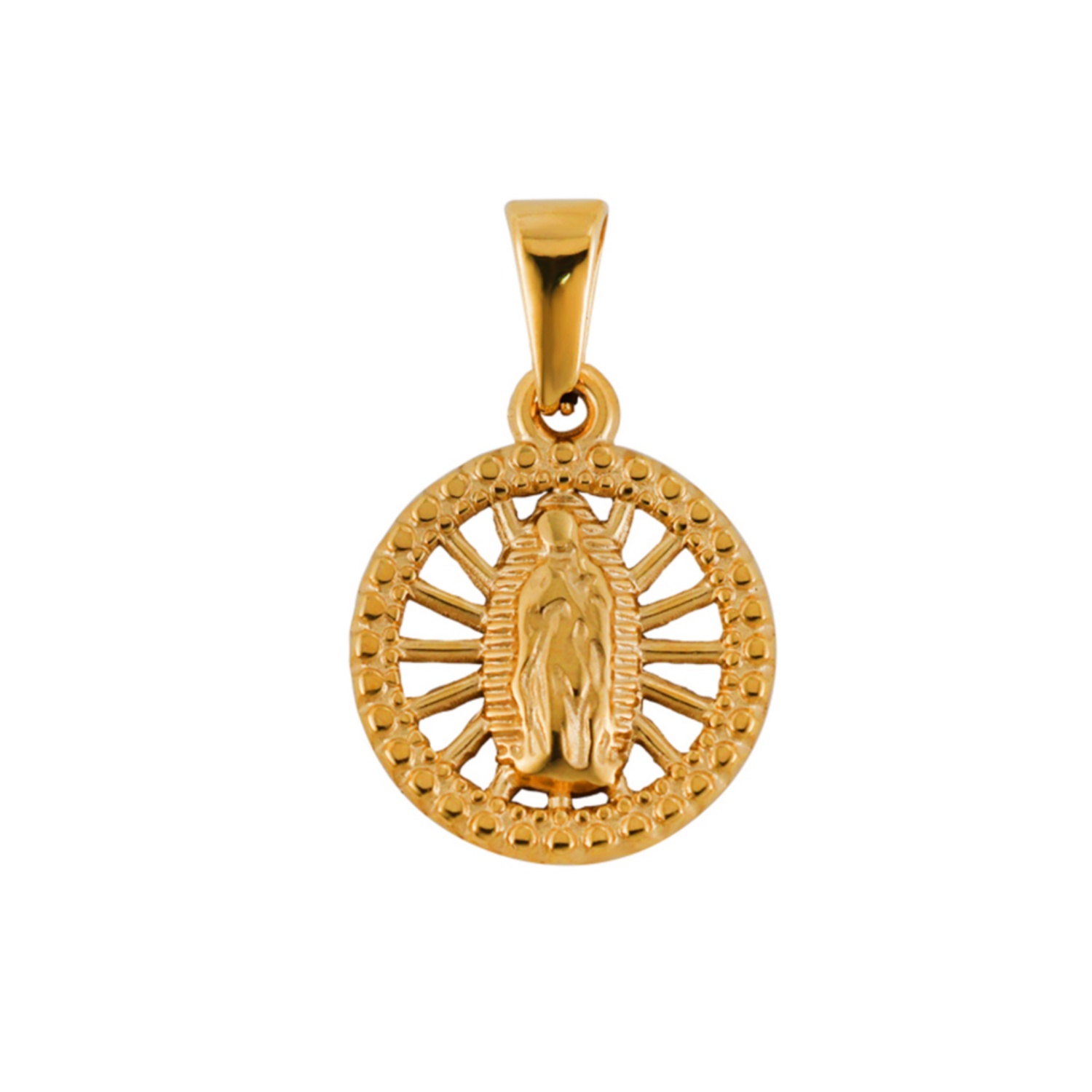 Gold Plated Virgin Mary Pendant