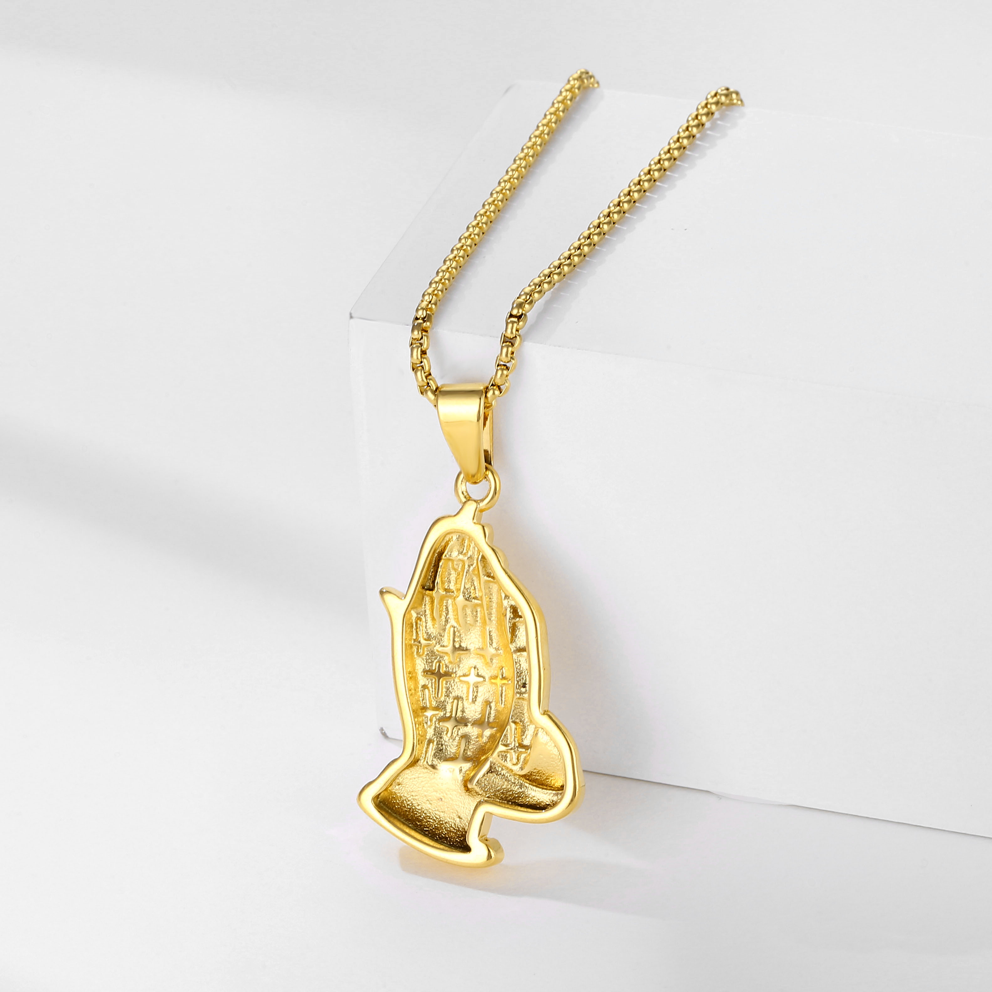 Praying Hands Jewelry Pendant