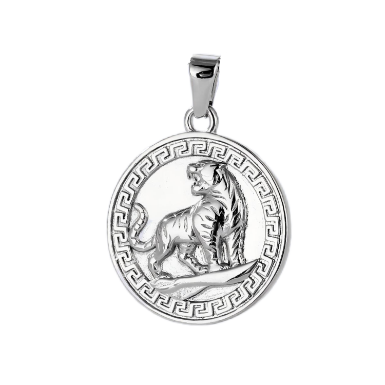 Tiger Stainless Steel Pendant
