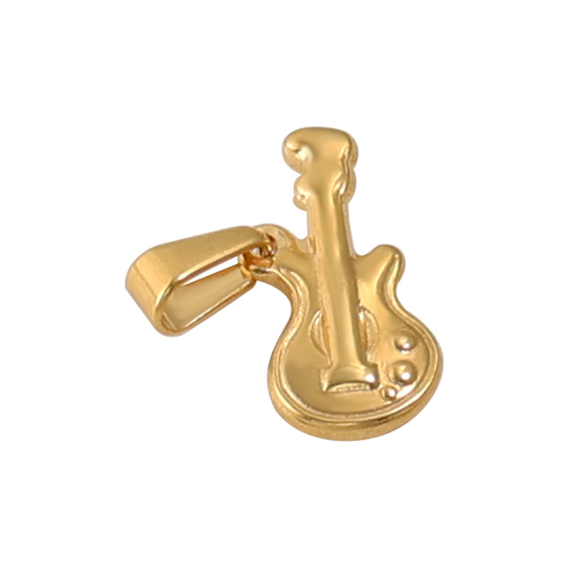 Gold Guitar pendant