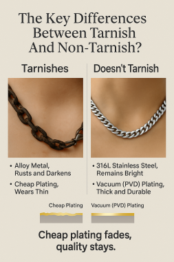Why Does Your Jewelry Tarnish Quickly While Ours Doesn’t?
