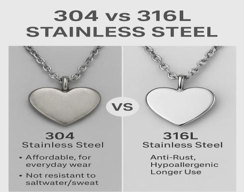 What is the specific material of our stainless steel pendants?