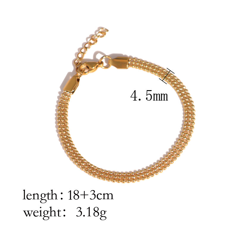 Simple Stainless Steel Necklace Pendant  Bracelet