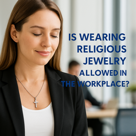 Is it allowed to wear religious jewelry in the workplace?