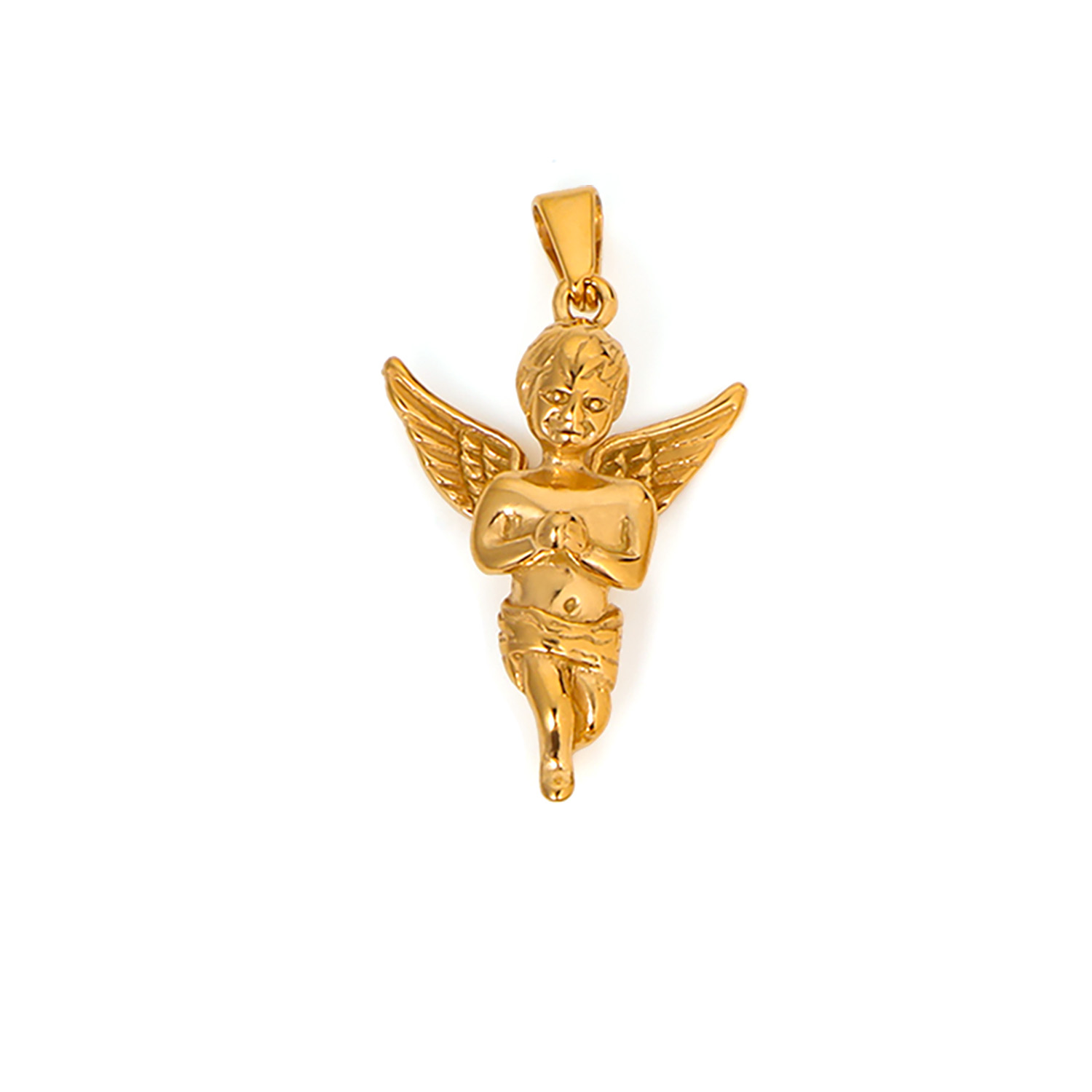 18k Gold Angle Pendant