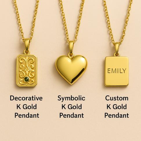 How many types of gold necklaces are there?