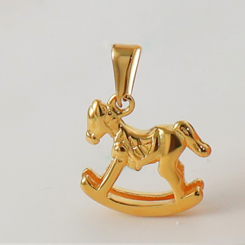 Olivia  Personalized Rocking Horse Pendant