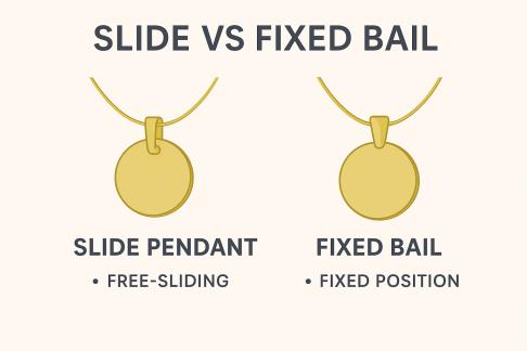 What Are Slide Pendants and Fixed Bail Pendants?