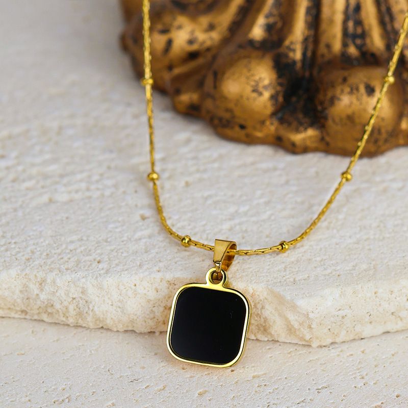 Men's Square Necklace