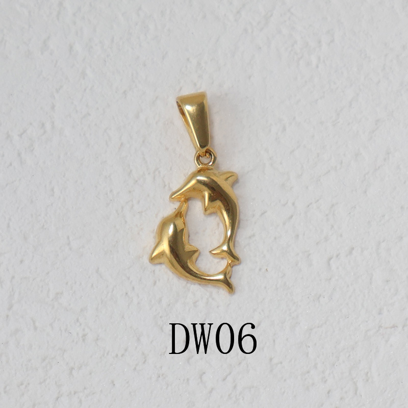 Couple's Two Dolphins Pendant