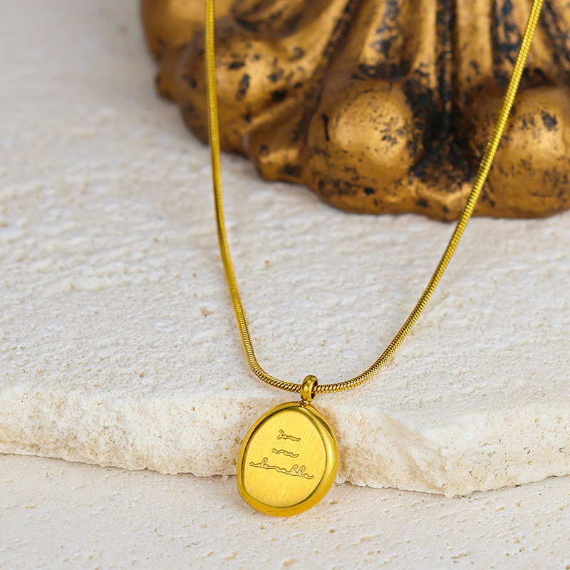 Classic Small Name Tag Necklace