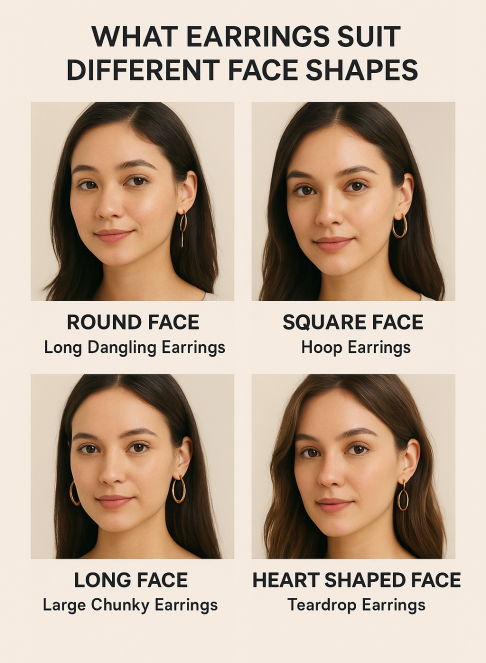 What Earrings Suit Different Face Shapes?