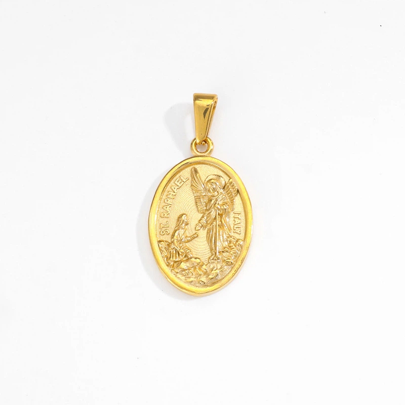 Stainless Necklace Angel Pendant
