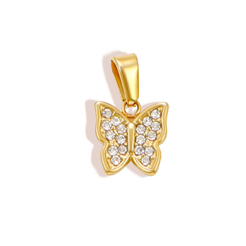 Luxury Zircon Butterfly Pendant