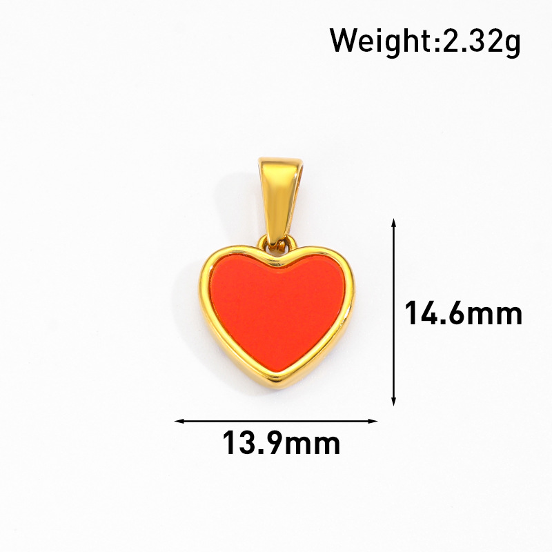 Red Heart Pendant Necklace