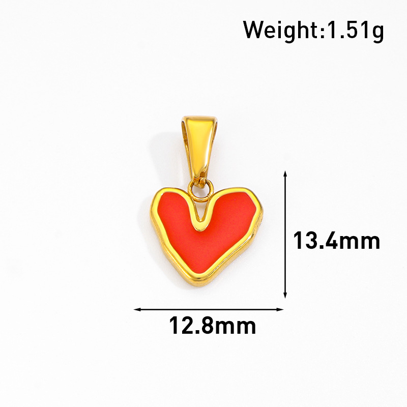 Enamel Heart Charm Manufacturer