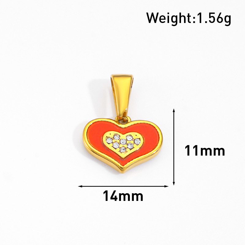 High Quality Red Heart Pendant