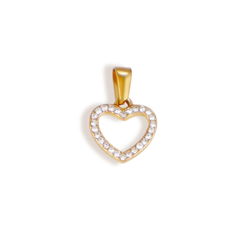 Gold Color Heart Pendant
