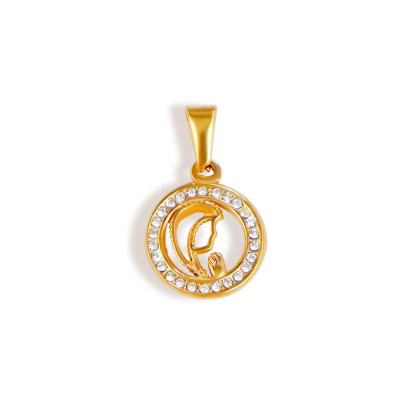 Stainless Steel Hollow Charm